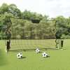 Fotbalový rebounder černý a žlutý 183 x 85 x 120 cm polyester 93760