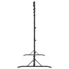 Fotbalový rebounder černý 366 x 90 x 183 cm HDPE 93762