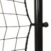 Fotbalový rebounder černý 366 x 90 x 183 cm HDPE 93762
