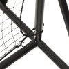 Fotbalový rebounder černý 366 x 90 x 183 cm HDPE 93762