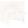 Kompostér bílý 82,5 x 82,5 x 99,5 cm masivní borové dřevo 823816