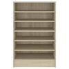 Botník dub sonoma 60 x 35 x 92 cm kompozitní dřevo 808948