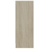 Botník dub sonoma 60 x 35 x 92 cm kompozitní dřevo 808948