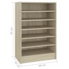 Botník dub sonoma 60 x 35 x 92 cm kompozitní dřevo 808948
