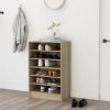 Botník dub sonoma 60 x 35 x 92 cm kompozitní dřevo 808948