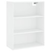 Skříň highboard bílá 69,5 x 34 x 180 cm kompozitní dřevo 3189421