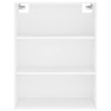 Skříň highboard bílá 69,5 x 34 x 180 cm kompozitní dřevo 3189421