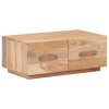Konferenční stolek 90 x 50 x 35 cm masivní recyklované dřevo 287890
