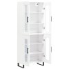 Skříň highboard bílá 69,5 x 34 x 180 cm kompozitní dřevo 3198297