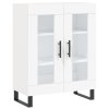 Skříň highboard bílá 69,5 x 34 x 180 cm kompozitní dřevo 3198297