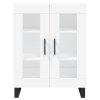 Skříň highboard bílá 69,5 x 34 x 180 cm kompozitní dřevo 3198297