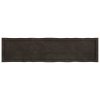 Stolní deska tmavě hnědá 160x40x(2-6)cm ošetřený dub živá hrana 364035