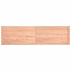Stolní deska hnědá 200x50x(2-6)cm ošetřený dřevo živá hrana 363983