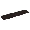 Stolní deska tmavě hnědá 180x50x(2-4)cm ošetřený dub živá hrana 364042