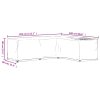 Plachty na zahradní nábytek tvar L 2 ks 18 oček 285x220x80 cm 3155378