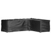 Plachty na zahradní nábytek tvar L 2 ks 18 oček 285x220x80 cm 3155378