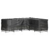 Plachty na zahradní nábytek tvar L 2 ks 18 oček 285x220x80 cm 3155378