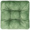 Poduška na palety vzor listů 60 x 60 x 12 cm textil 360466