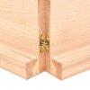 Stolní deska 100x50x(2-6)cm neošetřený masivní dřevo živá hrana 363899