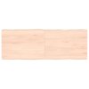 Stolní deska 100x50x(2-6)cm neošetřený masivní dřevo živá hrana 363899