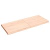 Stolní deska 140x60x(2-6)cm neošetřený masivní dřevo živá hrana 363901