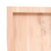 Stolní deska 160x40x(2-6)cm neošetřený masivní dřevo živá hrana 363903