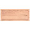 Stolní deska světle hnědá 100x40x(2-6)cm ošetřený masivní dub 3156364