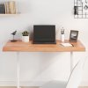 Stolní deska světle hnědá 100x40x(2-6)cm ošetřený masivní dub 3156364