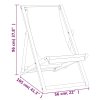 Kempingová židle teak 56 x 105 x 96 cm krémová 43802