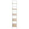 Knihovna s 5 policemi dub 60 x 27,6 x 158,5 cm kompozitní dřevo 288229