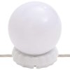 Nástěnné zrcadlo s LED osvětlením kulaté sklo 3078640