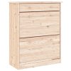 Botník ALTA 77 x 35 x 96 cm masivní borové dřevo 353923