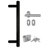 Vchodové dveře antracitové 108 x 200 cm PVC 3157092