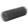 Pletivo ke kurníku ocel PVC vrstva 10 x 0,5 m šedé 143648