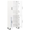 Skříň highboard bílá 69,5 x 34 x 180 cm kompozitní dřevo 3195755