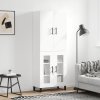 Skříň highboard bílá 69,5 x 34 x 180 cm kompozitní dřevo 3195755