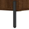 Skříň highboard hnědý dub 69,5 x 34 x 180 cm kompozitní dřevo 3199760