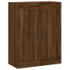 Skříň highboard hnědý dub 69,5 x 34 x 180 cm kompozitní dřevo 3199760
