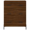 Skříň highboard hnědý dub 69,5 x 34 x 180 cm kompozitní dřevo 3199760