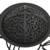 Ohniště s pohrabáčem 49 cm ocel 360059