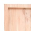 Stolní deska 180x40x(2-6)cm neošetřený masivní dřevo živá hrana 363909