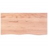 Stolní deska světle hnědá 100x50x(2-6)cm ošetřený masivní dub 3156367