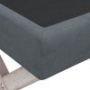 Stolička s úložným prostorem tmavě šedá 45 x 45 x 49 cm samet 344519