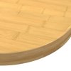 Stolní deska Ø 70 x 4 cm bambus 352689