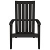 Zahradní židle Adirondack 2 ks černé polypropylen 364167