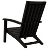 Zahradní židle Adirondack 2 ks černé polypropylen 364167