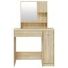 Toaletní stolek se zrcadlem dub sonoma 86,5 x 35 x 136 cm 802960
