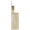 Toaletní stolek se zrcadlem dub sonoma 86,5 x 35 x 136 cm 802960
