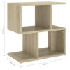 Noční stolek dub sonoma 50 x 30 x 51,5 cm kompozitní dřevo 806370