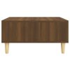 Konferenční stolek hnědý dub 60 x 60 x 30 cm kompozitní dřevo 813166